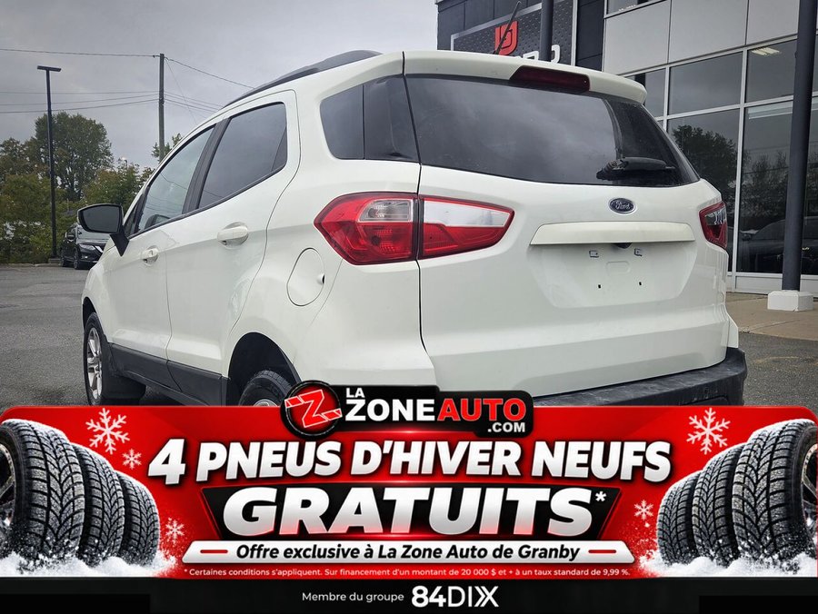 Ford EcoSport S AWD 100% approuvé! 2019 Blanc