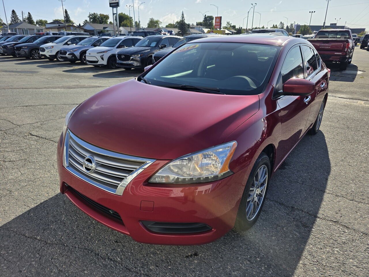 Nissan Sentra Berline 4 portes, CVT SV 2014 Rouge Rouyn-Noranda - photo #29