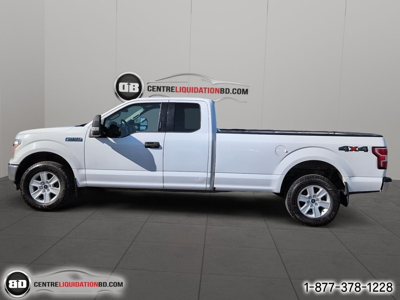 Ford F-150 XLT cabine double 4RM caisse de 8 pi | BD0422 2019 Blanc Granby - photo #8