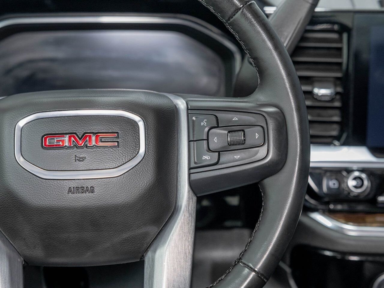 GMC Sierra 1500 SLE X31 CREW 4X4 DIESEL *NAV* SIÈGES CHAUF CARPLAY 2024 Blanc Saint-Jérôme - photo #14