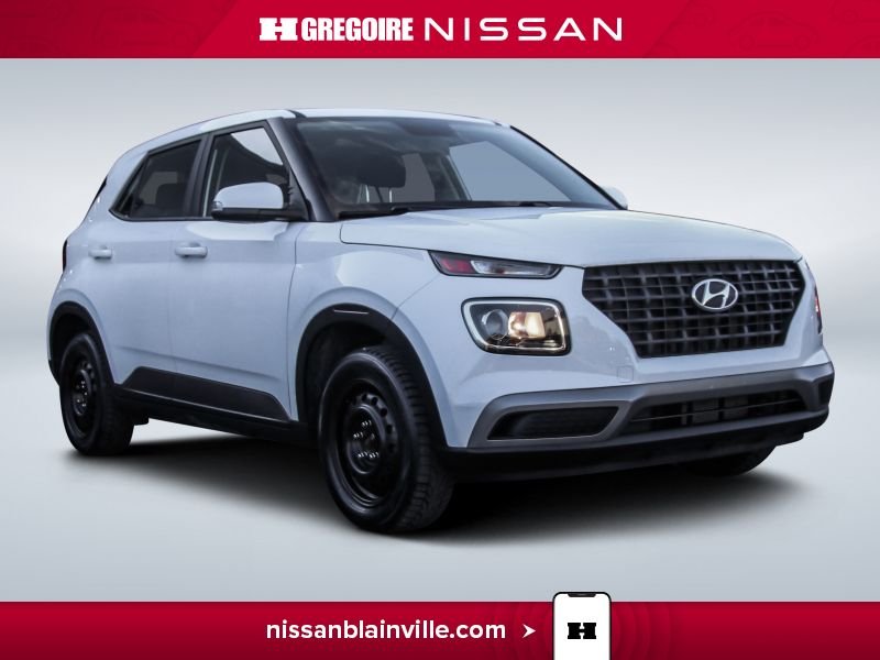 2021 Hyundai Venue Essential BANC CHAUFFANT AUCUN ACCIDENT BAS KILO White