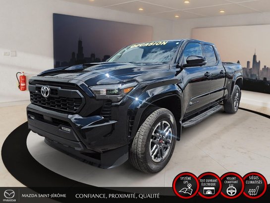 2025 Toyota Tacoma TRD SPORT PREMIUM | CUIR | TOIT OUVRANT | Black