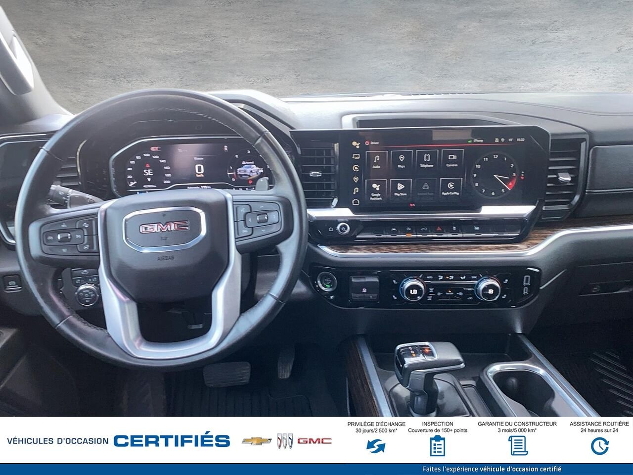 GMC SIERRA 150 Elevation cabine multiplace 4RM 157 po 2024 Blanc Montmagny - photo #9