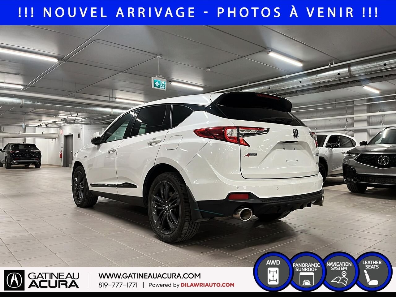 2023 Acura RDX A-Spec SH-AWD White Ottawa & Gatineau - photo #6