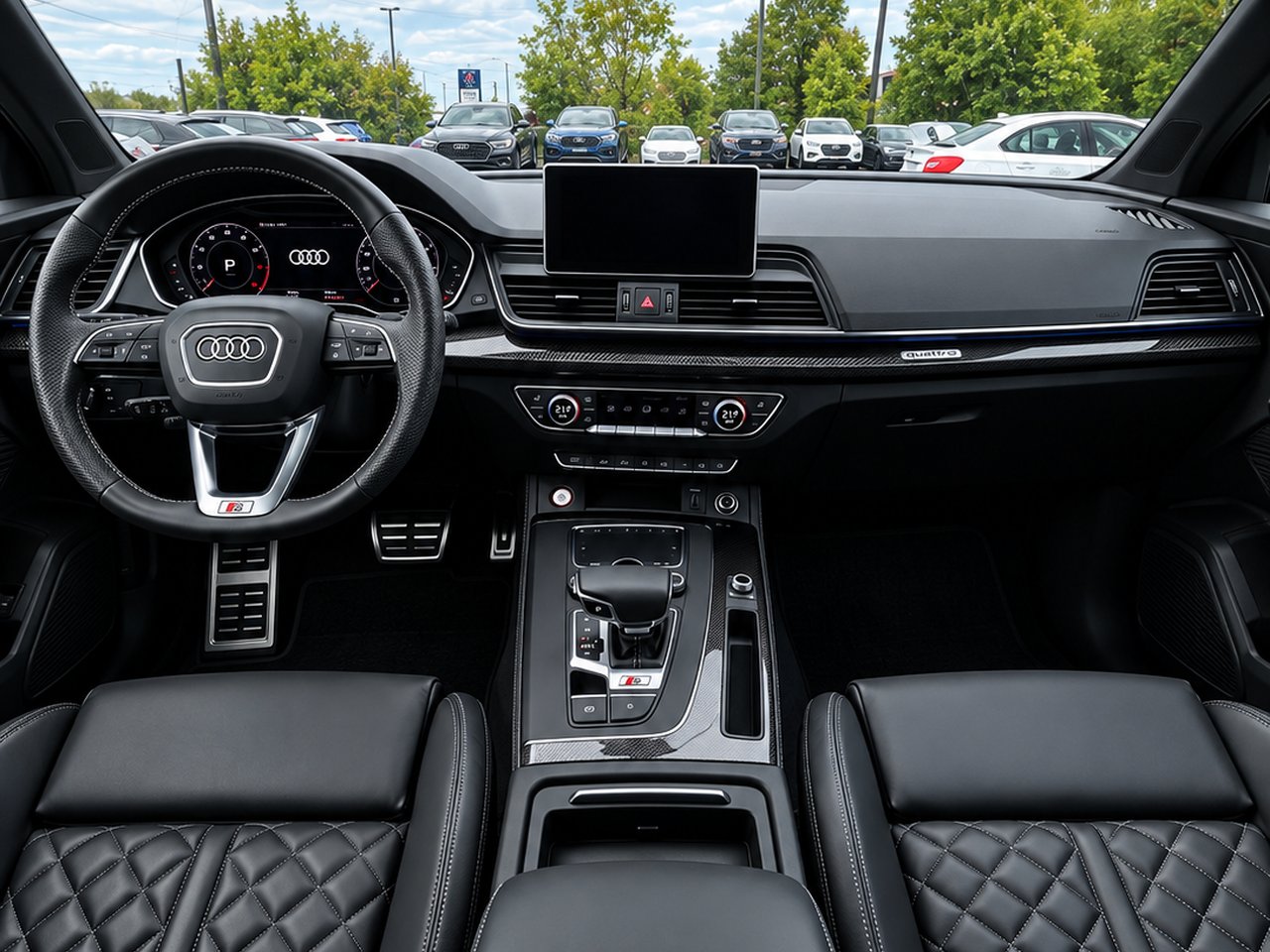 Audi SQ5 Technik 2019 Bleu Granby - photo #14
