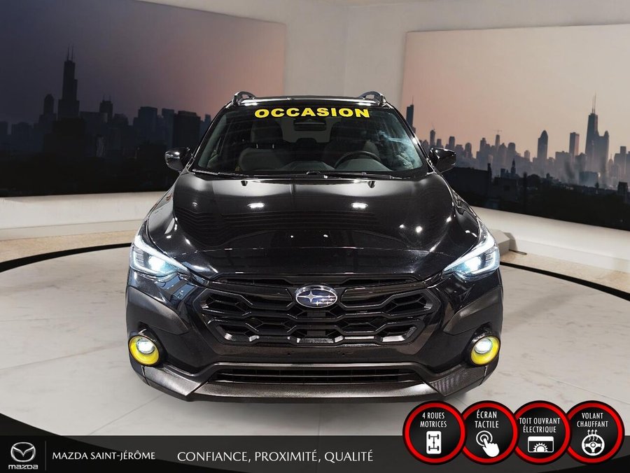 Subaru Crosstrek ONYX | 1 PROPRIÉTAIRE | AWD | TOIT OUVRANT | VOLANT CHAUFFANT | CRUISE ADAPTATIF 2025 Noir