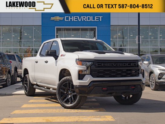 2024 Chevrolet Silverado 1500 Custom Trail Boss 3.0L Duramax 6,6’ Box | Remote Start White