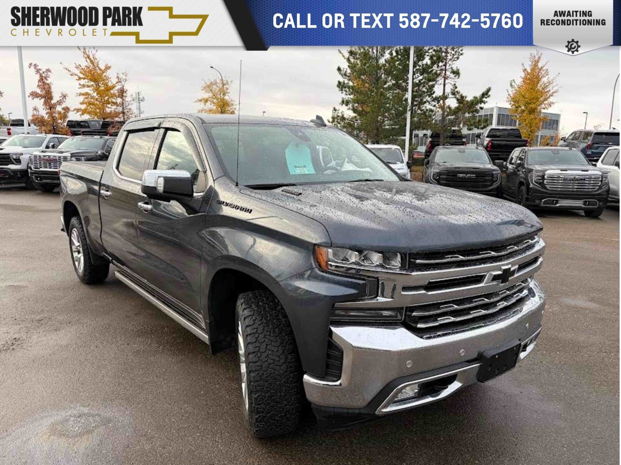 2020 Chevrolet Silverado 1500 4WD Crew Cab 147 LTZ Grey Sherwood Park - photo #0