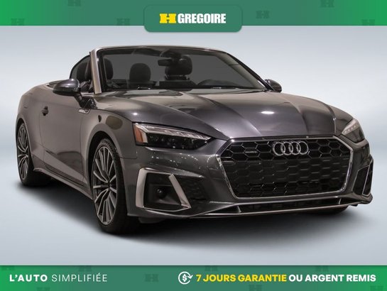 2023 Audi A5 Progressiv AWD AUTO A/C CUIR TOIT NAV CAM RECUL BL Grey