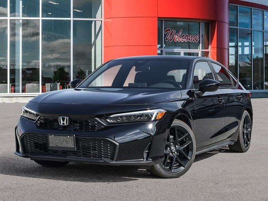 2026 Honda Civic Hatchback Sport CVT Hatchback Crystal Black Pearl
