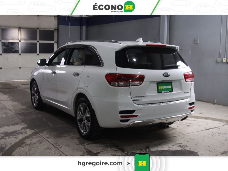 Kia Sorento 821931 | 3.3L SX AWD CUIR TOIT MAGS 7 PASSAGERS 2016 Blanc Laval - photo #4