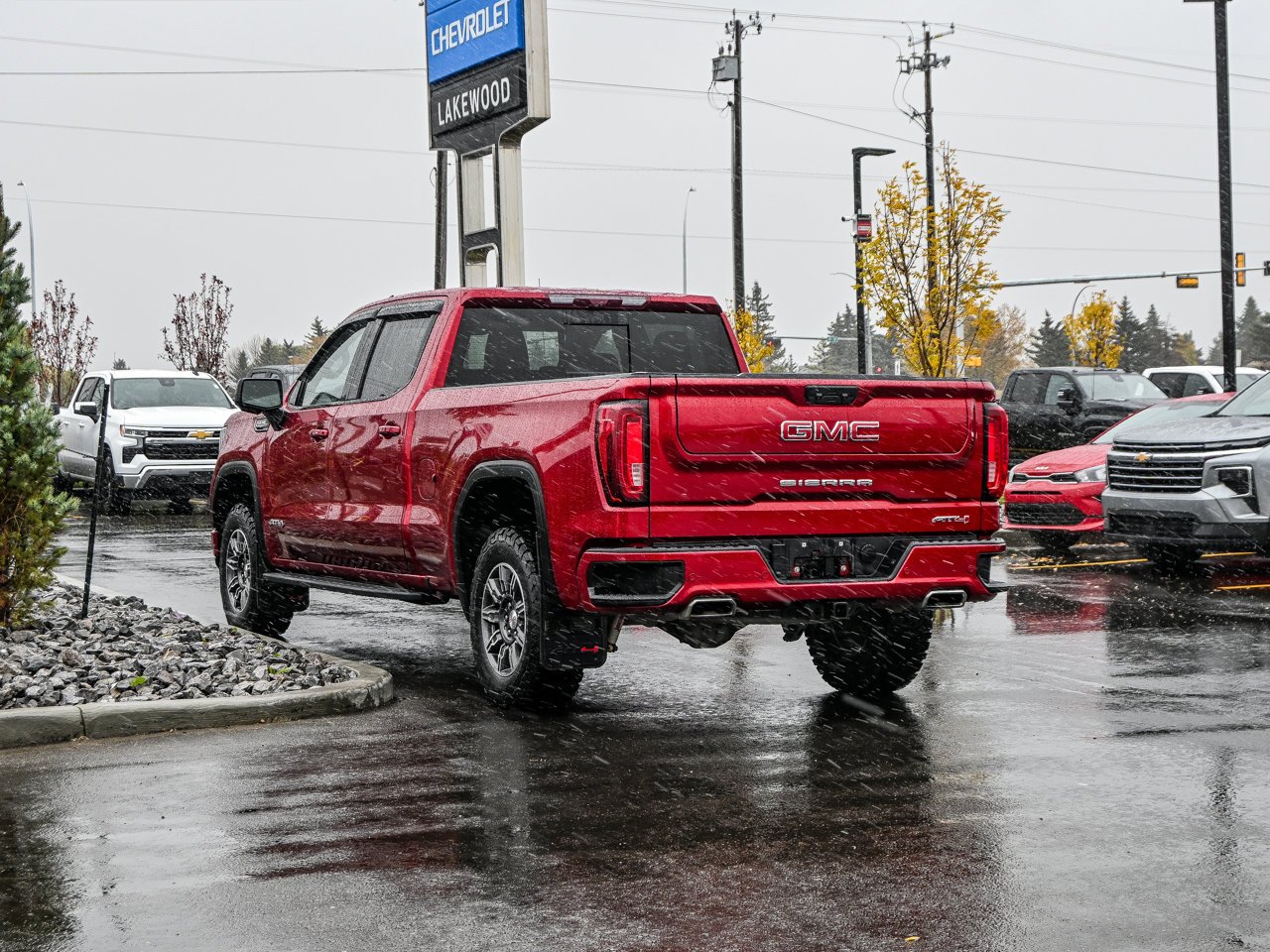 2024 GMC Sierra 1500 4WD Crew Cab 147 AT4 Red Sherwood Park - photo #10