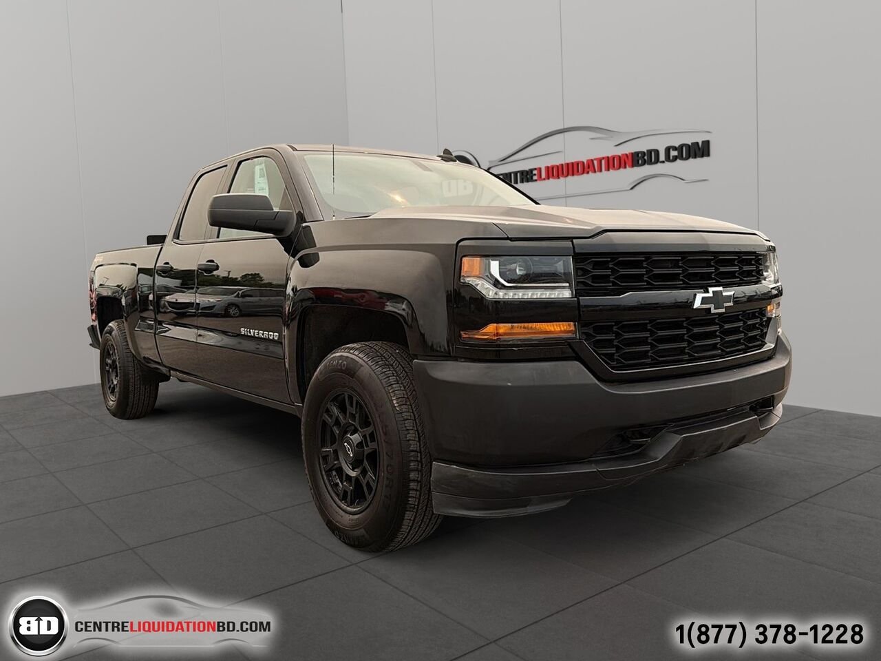 Chevrolet Silverado 1500 WT | BD0271 2017 Noir Granby - photo #2
