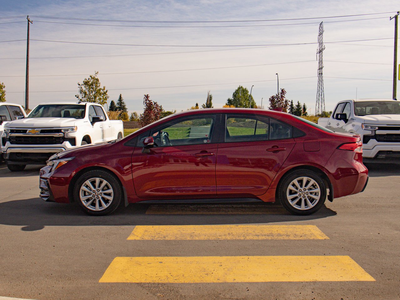2024 Toyota Corolla SE CVT Red Sherwood Park - photo #6