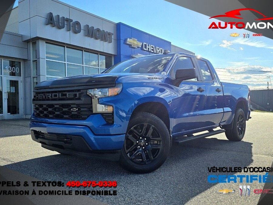 Chevrolet Silverado 1500 Custom 4X4 2023 Bleu