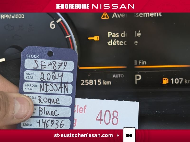 Nissan Rogue SE4879 | S AWD MAGS APPLE CAREPLAY A PARTIR 2.99% 2024 Blanc Laval - photo #14