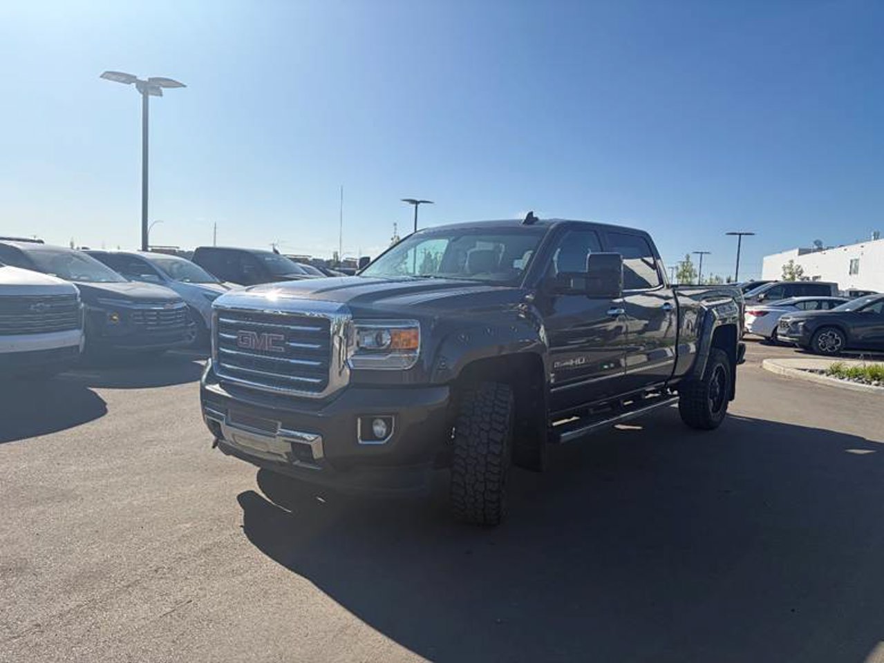 2015 GMC Sierra 2500HD 4WD Crew Cab 153.7 SLT Black Sherwood Park - photo #2