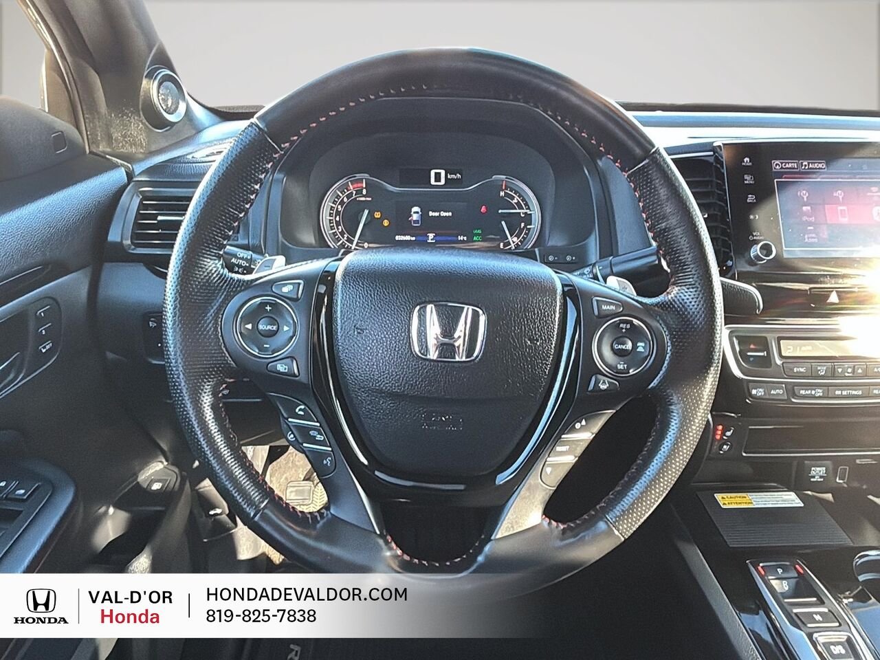 Honda Ridgeline BLACK EDITION KIT HPD BOITE DE FIBRE 2023 Noir Val-d'Or - photo #8