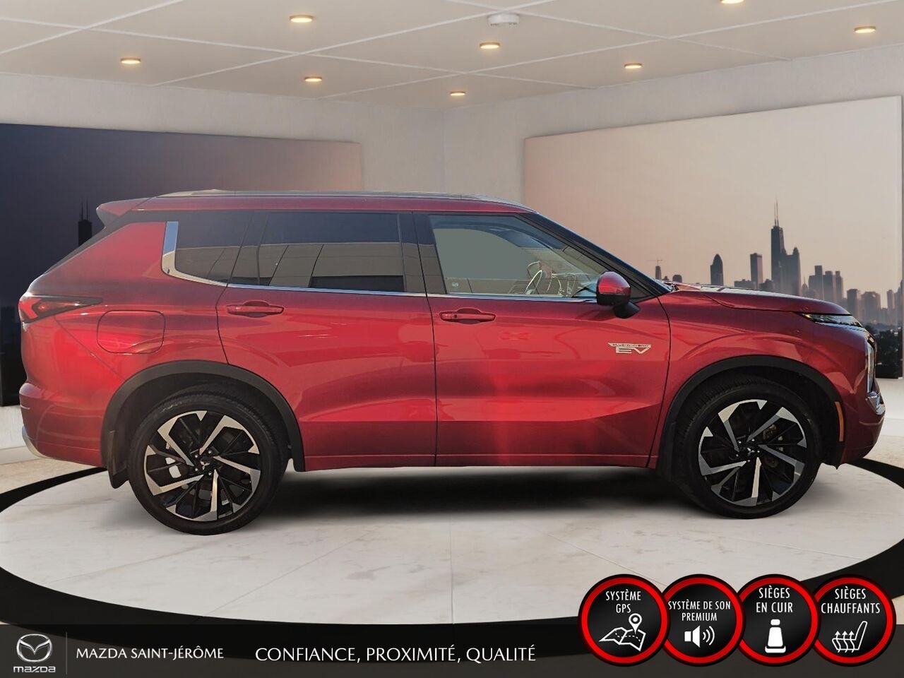 2024 Mitsubishi Outlander Red Ste-Agathe des Monts - photo #4