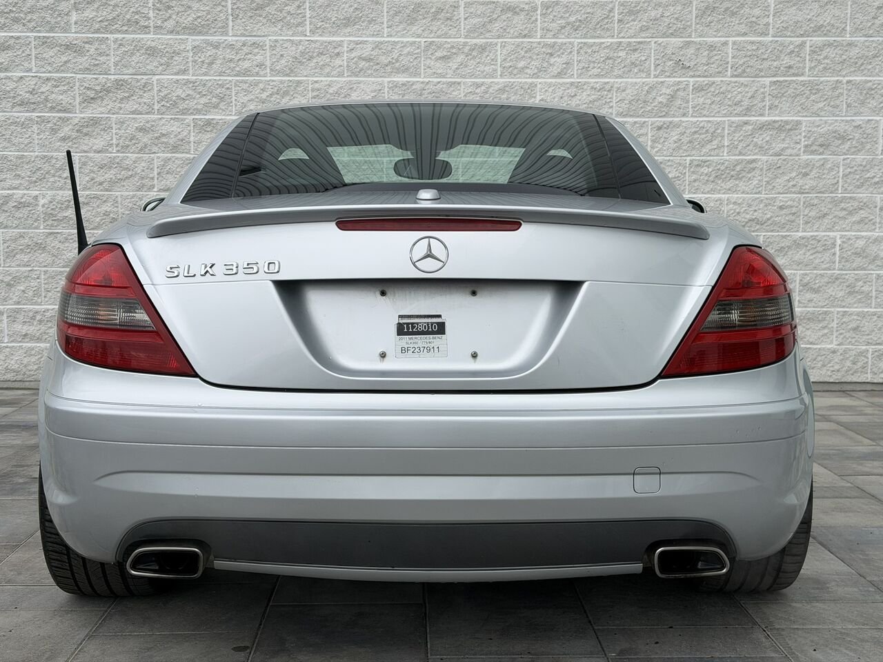 Mercedes-Benz Classe-SLK SLK 350 COVERTIBLE **RECONSTRUIT** 2011 Argent Laval - photo #9