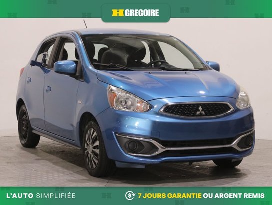 2019 Mitsubishi Mirage ES AUTO AC GR ELECT CAMERA DE RECUL BLEUTOOTH Blue