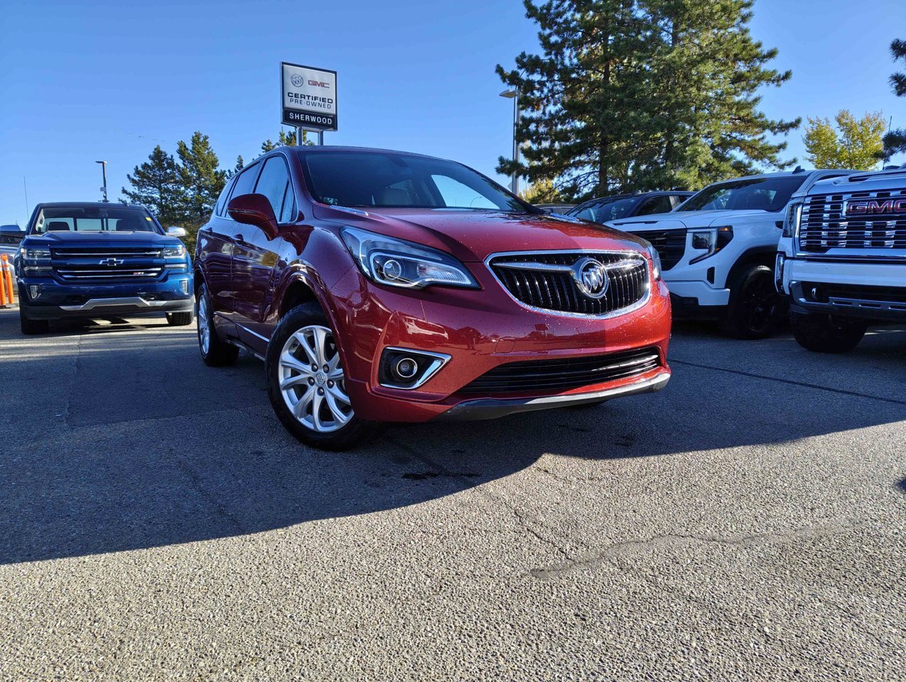 2019 Buick Envision AWD 4dr Preferred Red Sherwood Park - photo #1