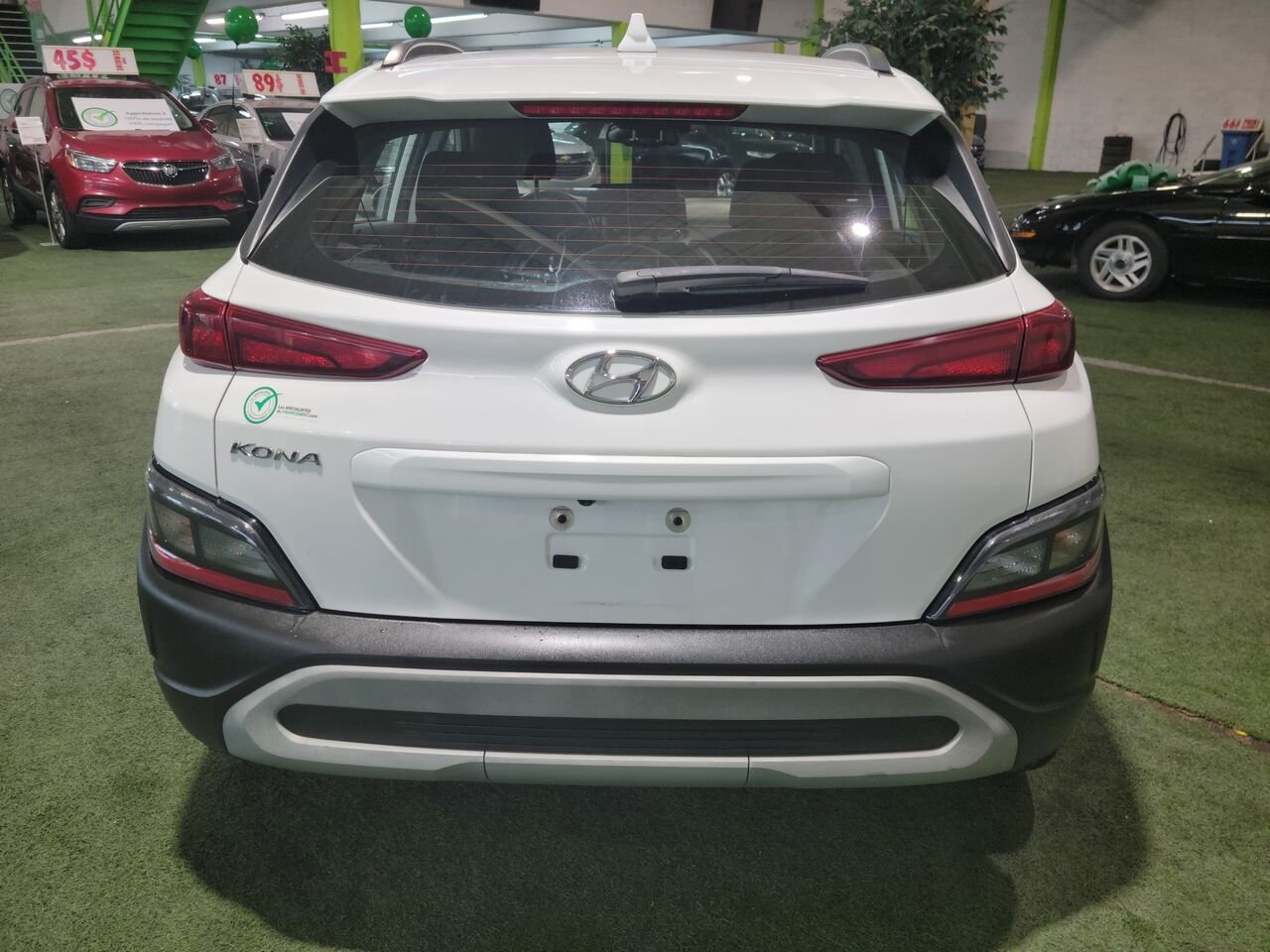 2022 Hyundai Kona White  - photo #3