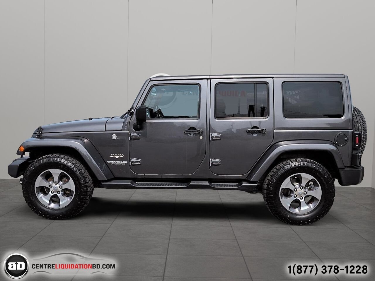 JEEP WRANGLER UNLIMITED SAHARA | BD0367 2016 Gris Granby - photo #8