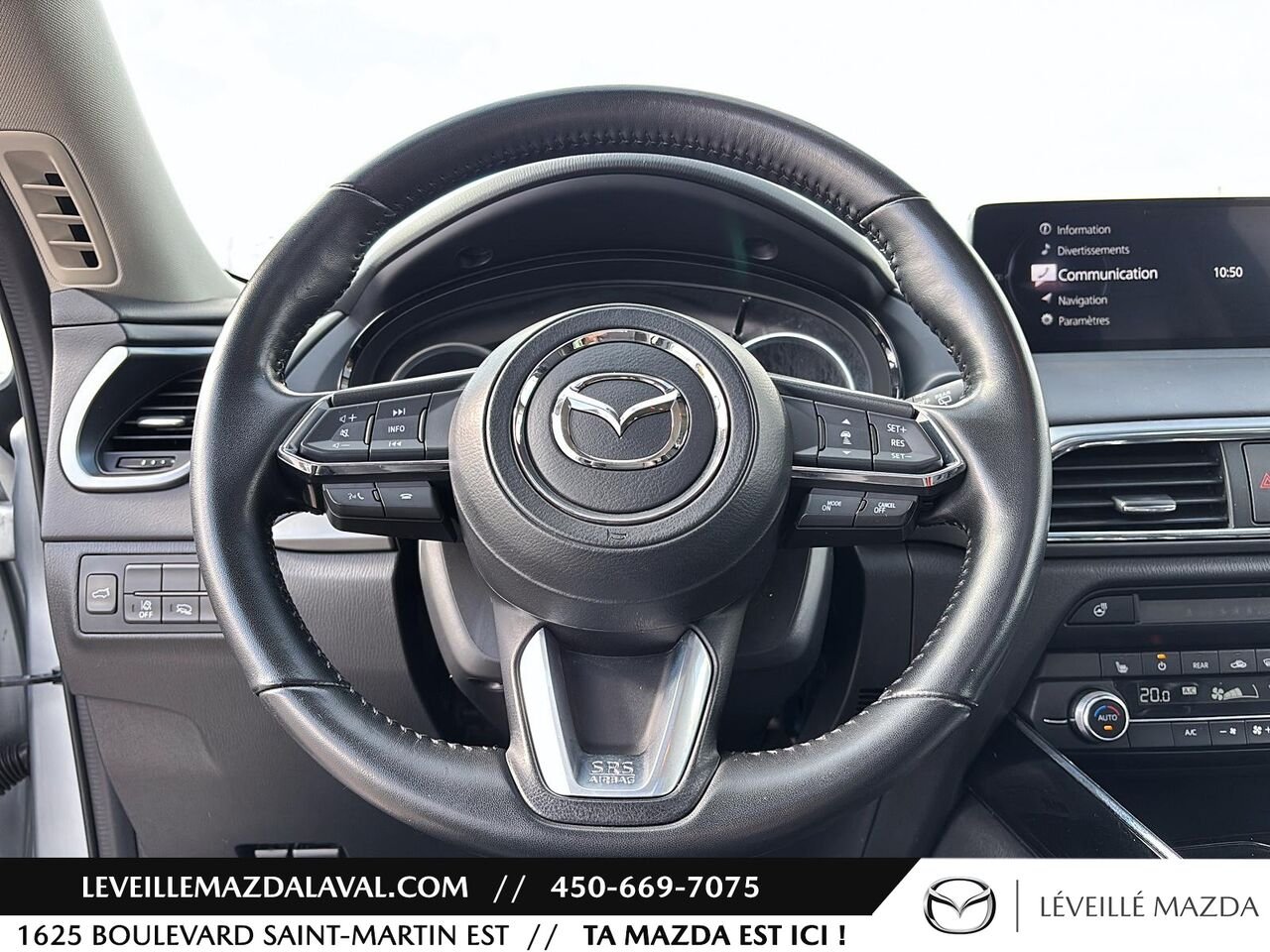 2023 Mazda CX-9 GS luxe TI Silver Laval - photo #17