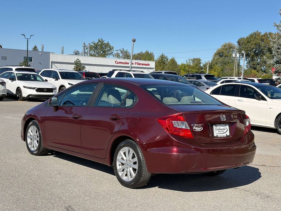 Honda Civic EX 2012 Rouge