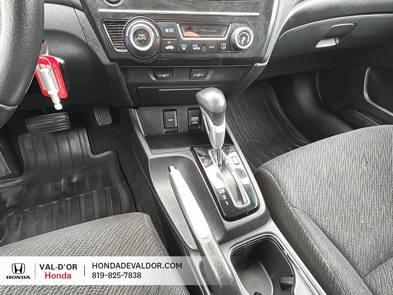 Honda Berline Civic EX 4 portes, boîte automatique 2013 Noir Val-d'Or - photo #10
