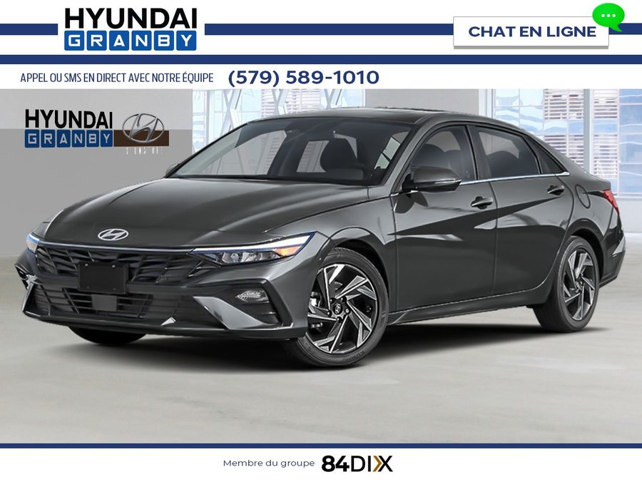 HYUNDAI Elantra hybride Luxury DCT 2025 Gris écotronique