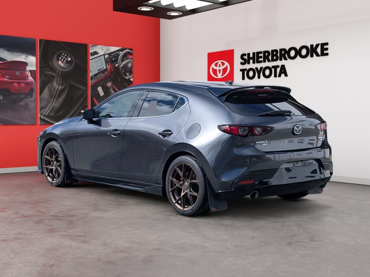 2021 Mazda Mazda3 Sport JM1BPBMY3M1332756 Grey Sherbrooke - photo #4