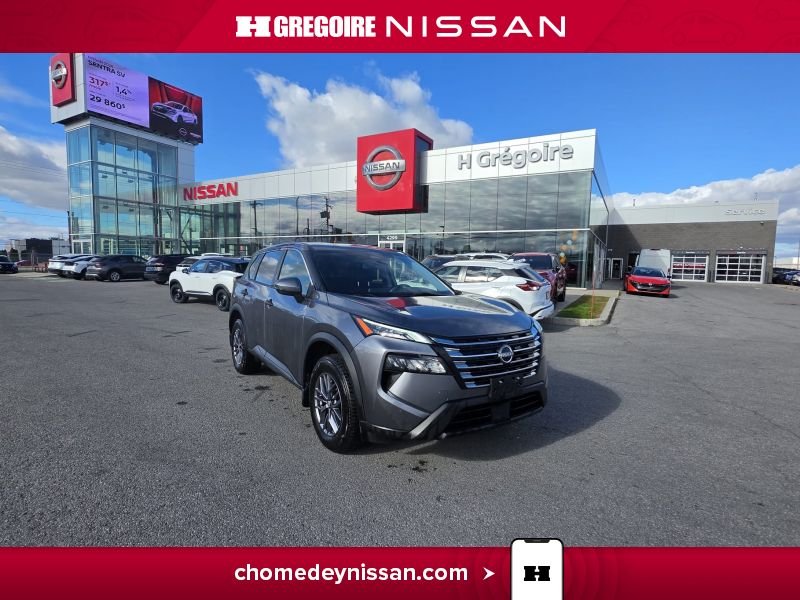 Nissan Rogue S AWD Mag Carplay Bancs Chauffants à partir2.99% 2024 Gris