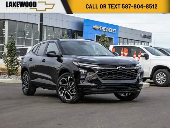2025 Chevrolet Trax 2RS 1.2T | Heated Leather Bucket Seats Black