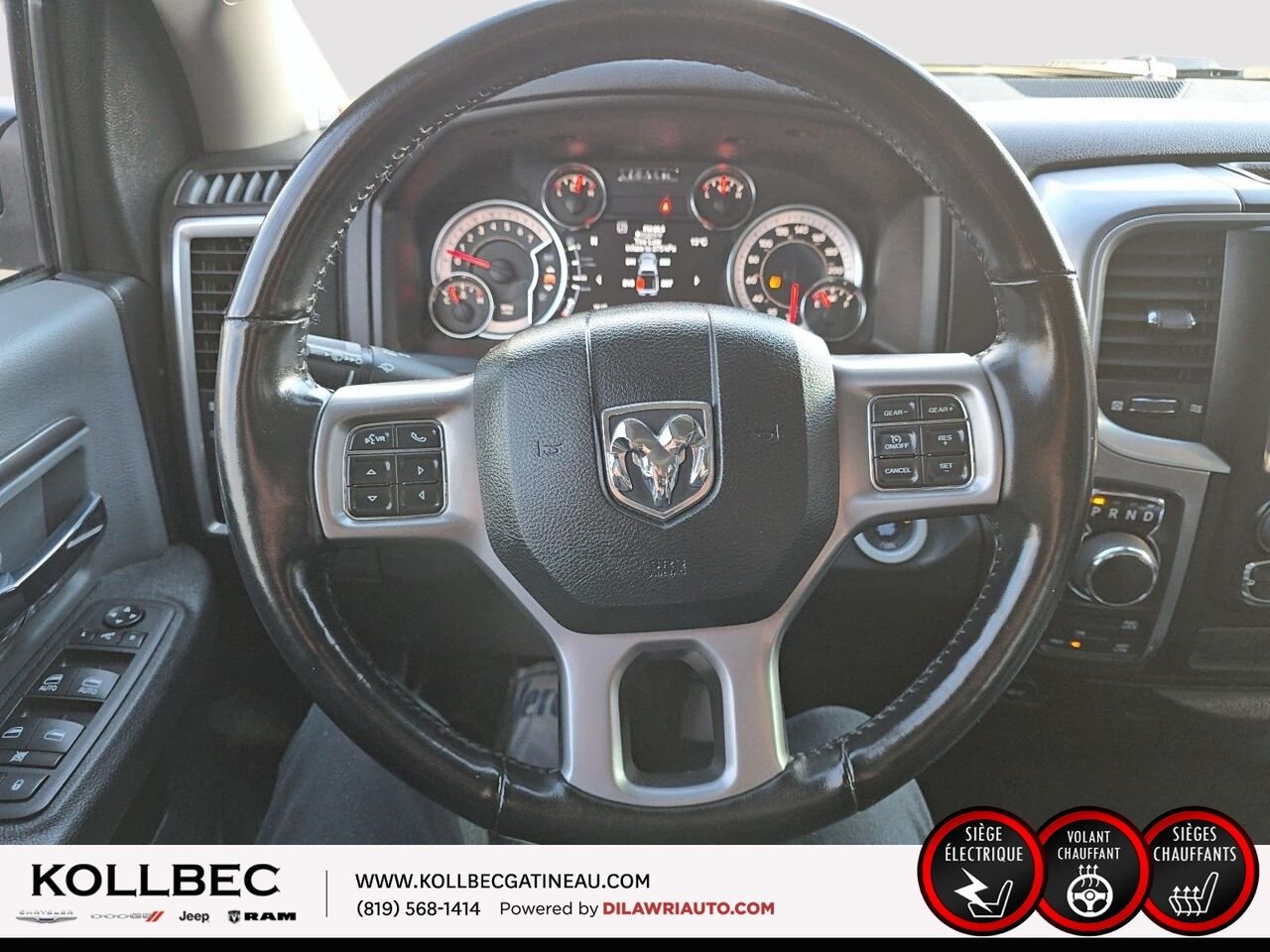 RAM 1500 SLT CrewCab 4x4 2022 Blanc Ottawa & Gatineau - photo #8
