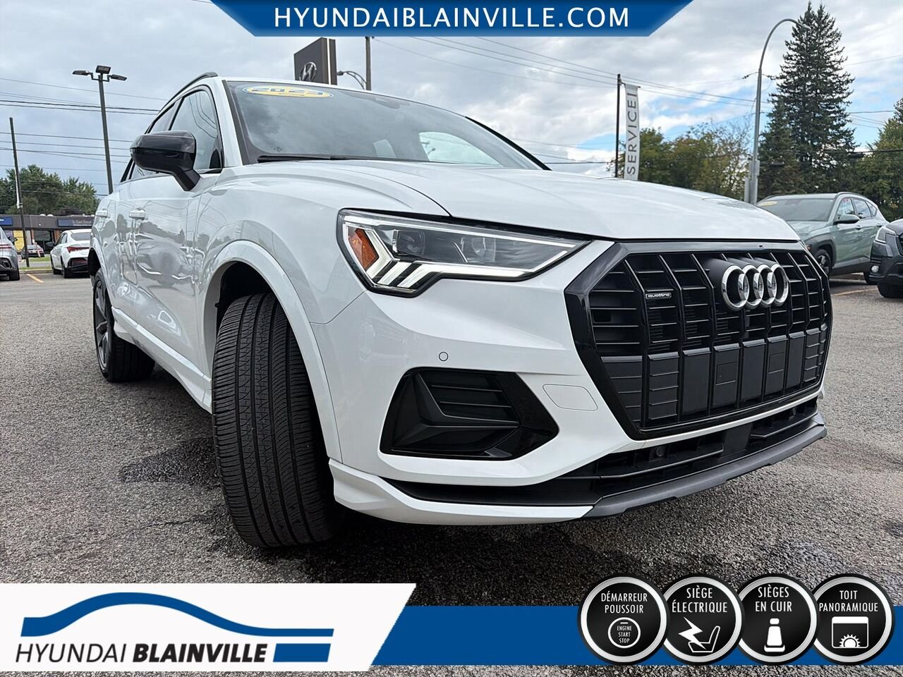 2023 Audi Q3 White Blainville - photo #2