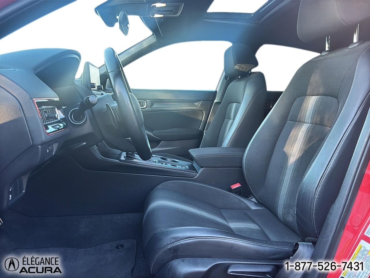 2022 Honda Civic Berline Sport CVT | A8935 Red Granby - photo #10