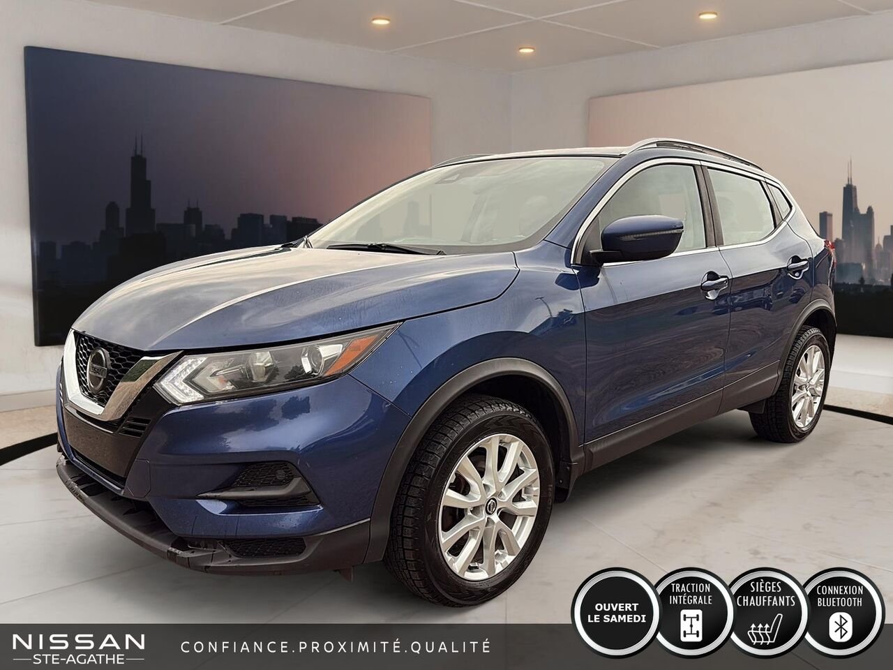 Nissan Qashqai 2021 Bleu Ste-Agathe des Monts - photo #0
