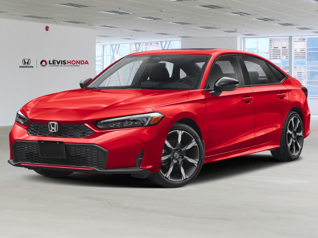 HONDA Civic hybride berline Sport Touring eCVT 2026 Rouge rallye Lévis - photo #0