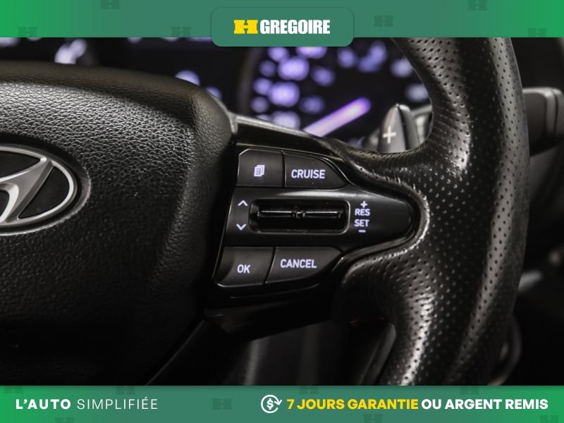 Hyundai Elantra 823040 | N Line AUTO A/C CUIR TOIT MAGS CAM RECUL BLEUTOOTH 2020 Gris Laval - photo #20