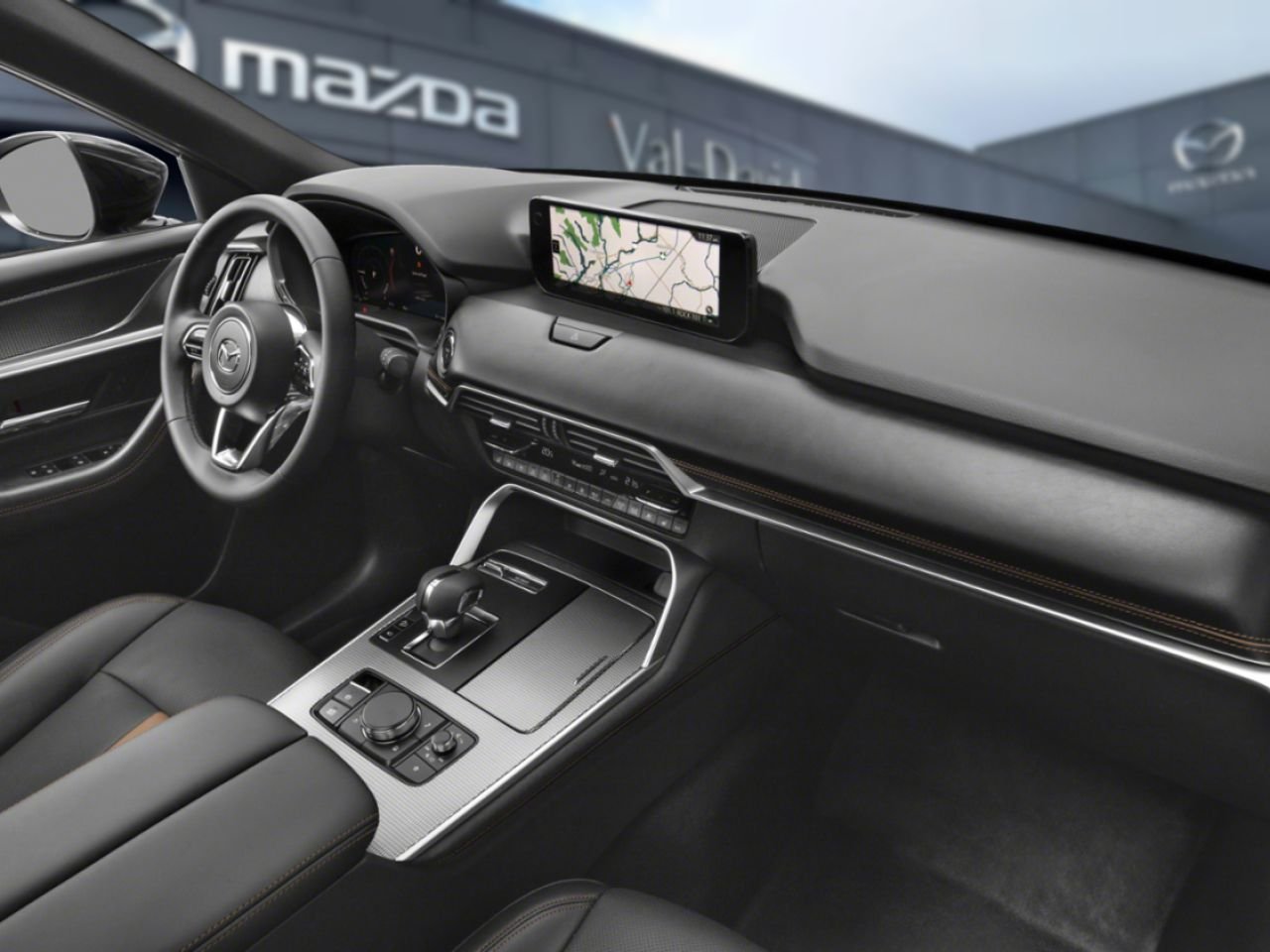 2026 Mazda CX-90 hybride rechargeable GT, hybride léger 48 V, 6 cyl. turbo 3,3 L, 280 ch, i-ACTIV AWD, sièges avant ventilés, sièges Black Val-David - photo #8