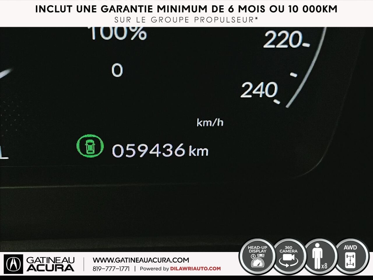 Honda Pilot Black Edition AWD 2024 Blanc Ottawa & Gatineau - photo #1