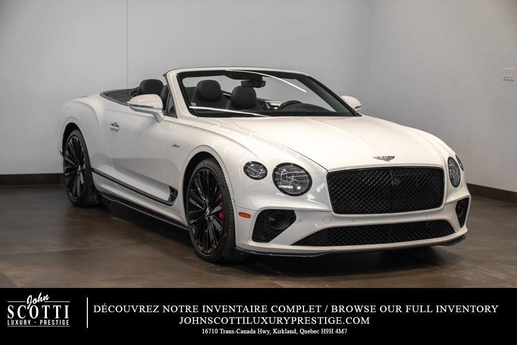 Bentley Continental GT Speed Convertible 2022 Blanc Kirkland - photo #2