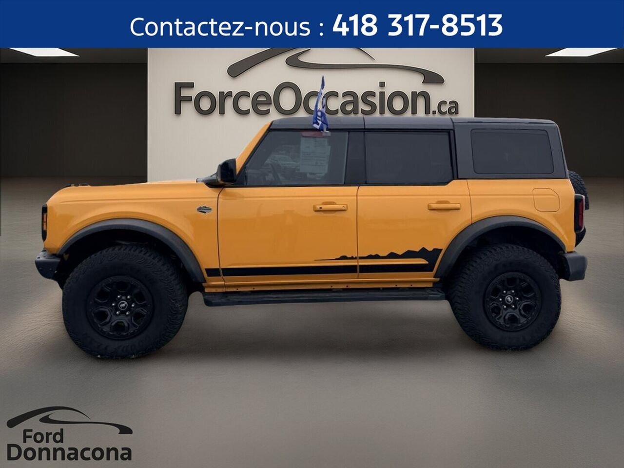 Ford Bronco 2021 Jaune Donnacona - photo #6