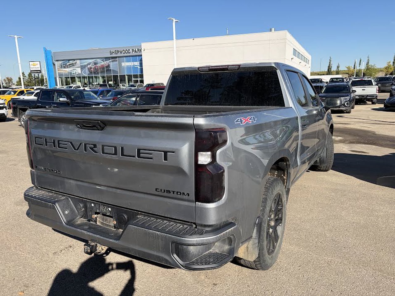 2023 Chevrolet Silverado 1500 4WD Crew Cab 147 Custom Grey Sherwood Park - photo #4