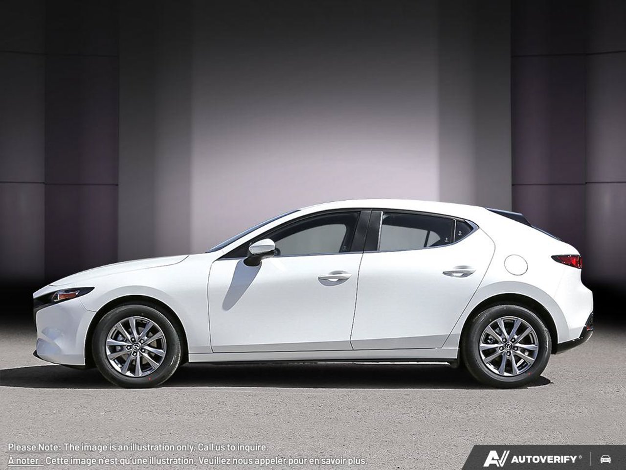 2026 Mazda Mazda3 Sport JM1BPAKL7T1897690 Snowflake White Pearl Mirabel - photo #2