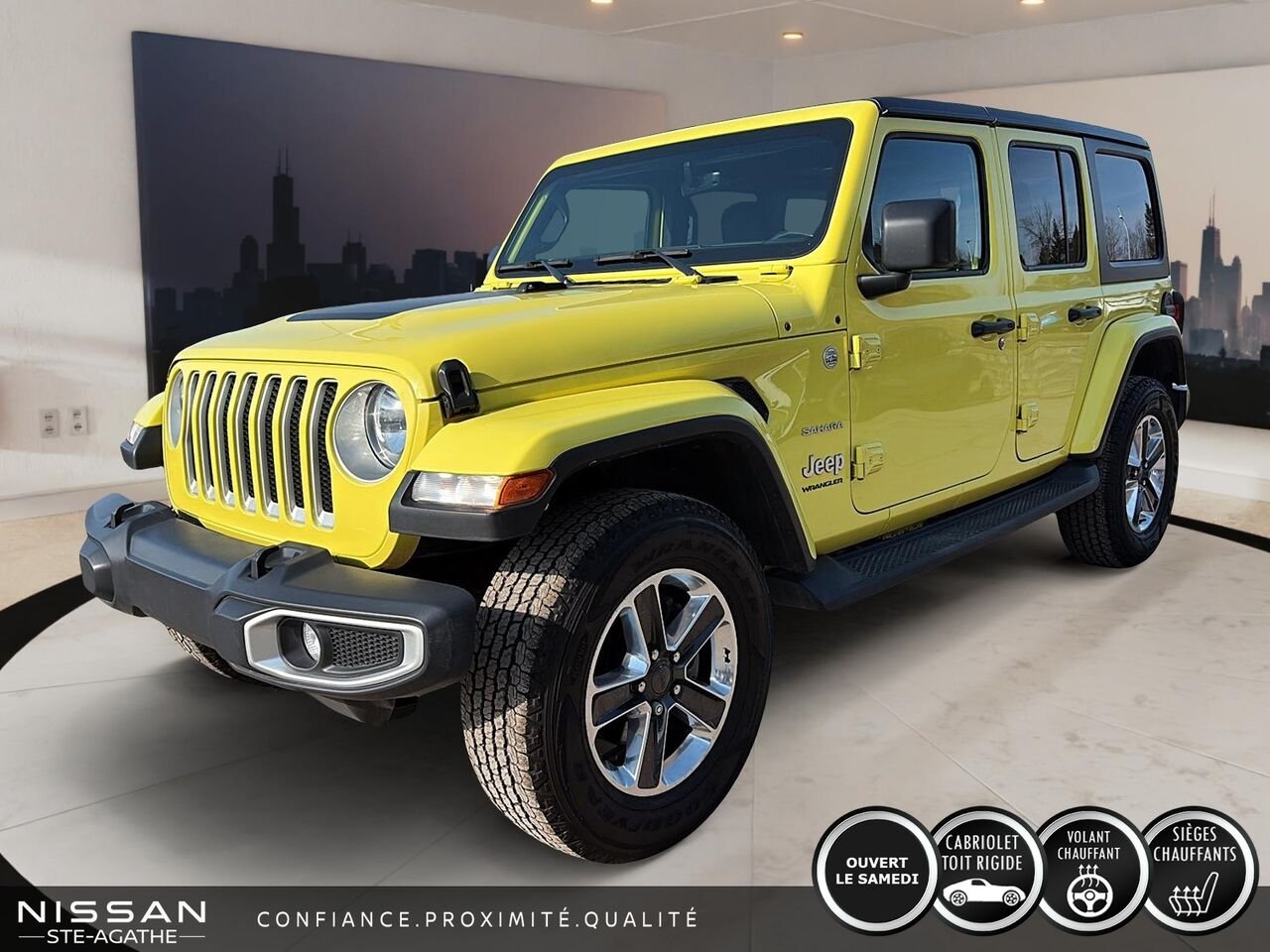 2023 Jeep Wrangler Sahara | V6 | 4X4 | 4 PORTES | Yellow Saint-Jérôme - photo #0