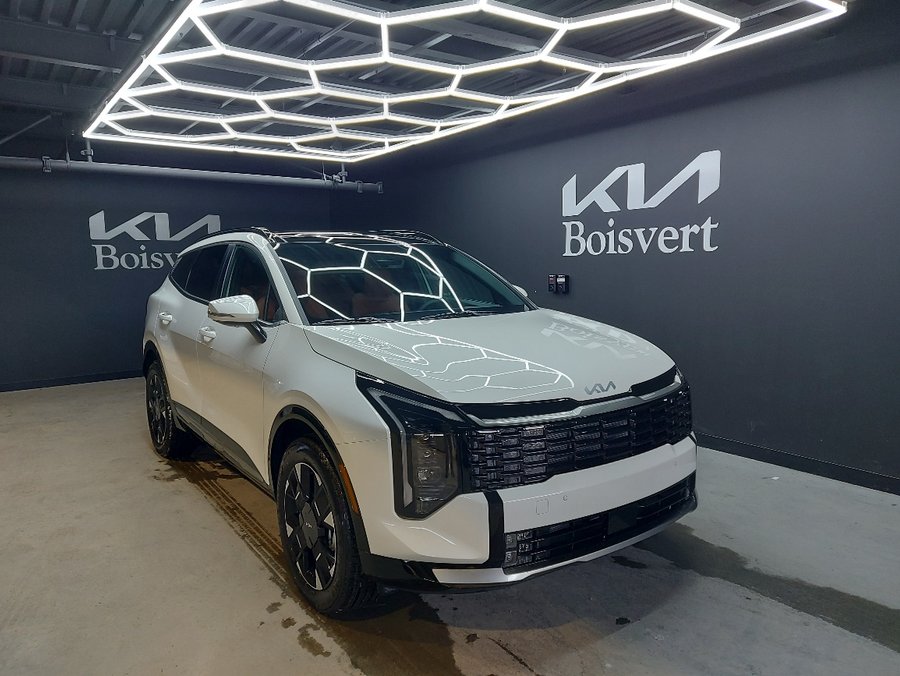 2026 Kia Sportage EX Premium TI avec intérieur rouge Snow White Pearl