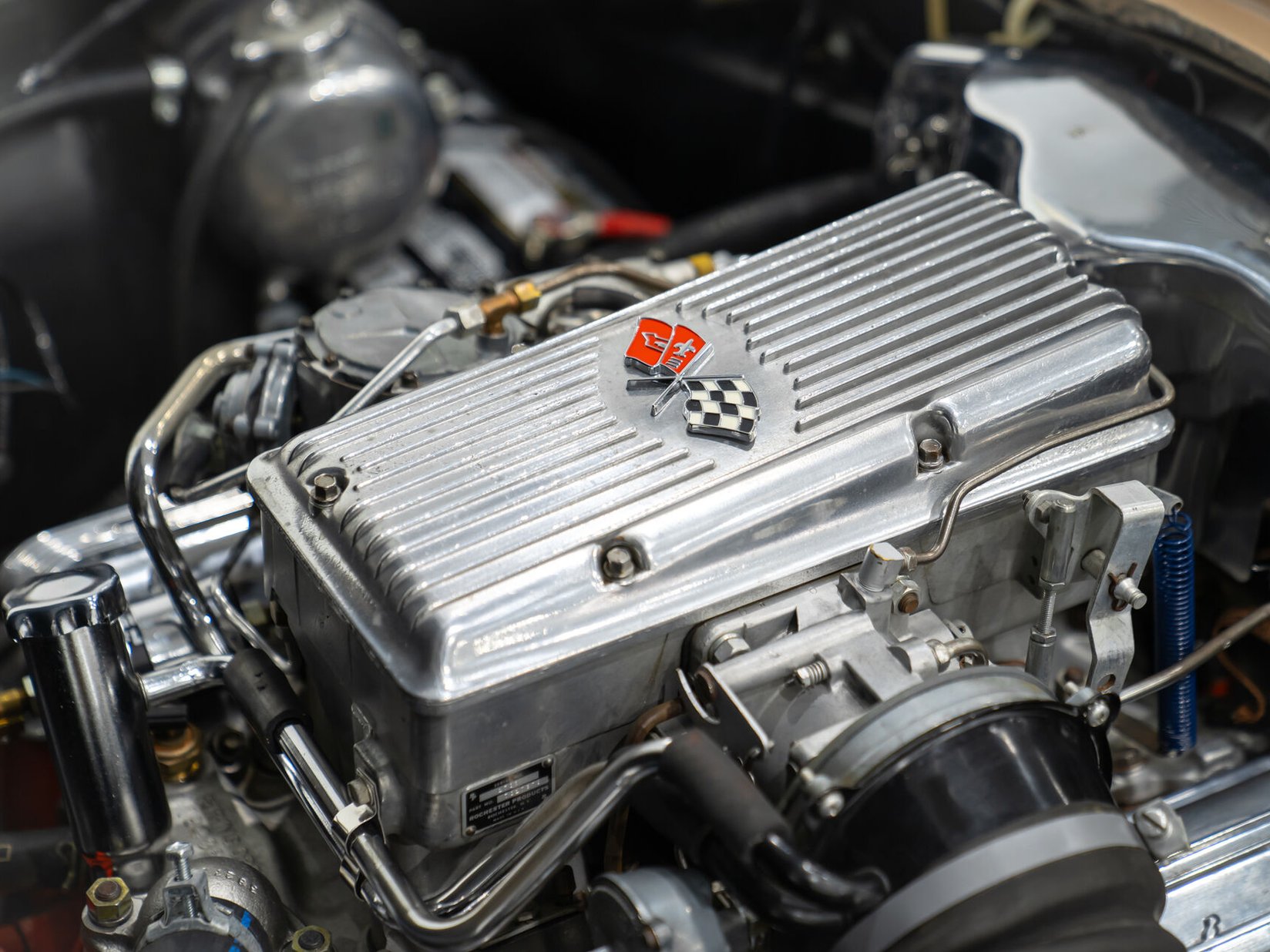Chevrolet Corvette Fuel Injection Moteur Matching 327 à injection développant 360 chevaux | PRICE IN USD 1963 Beige Montréal - photo #16